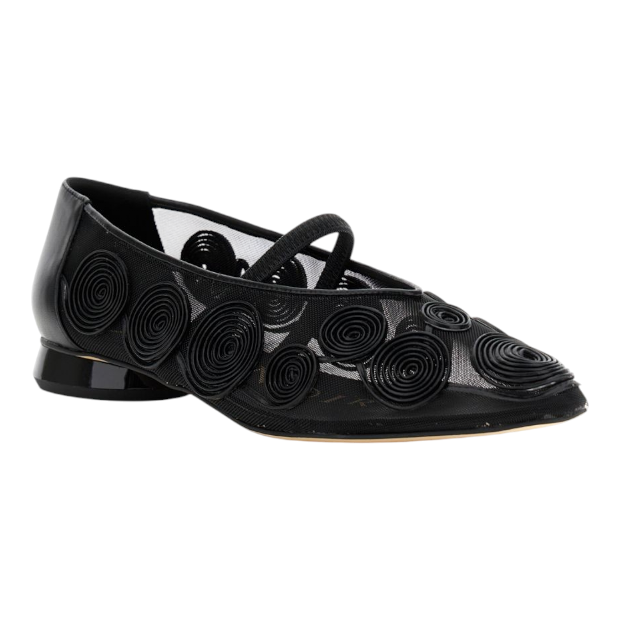 BALLERINE CON RICAMO CORNELY NERO