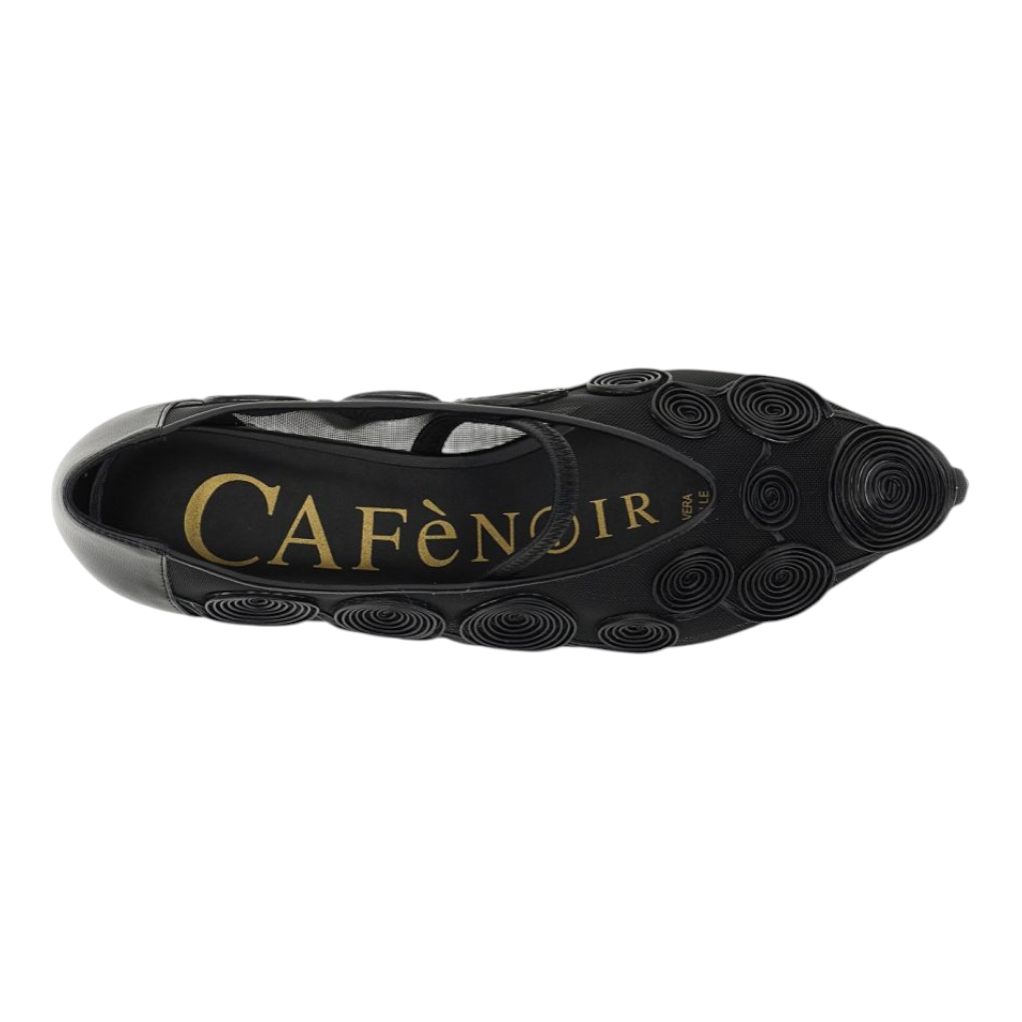 BALLERINE CON RICAMO CORNELY NERO